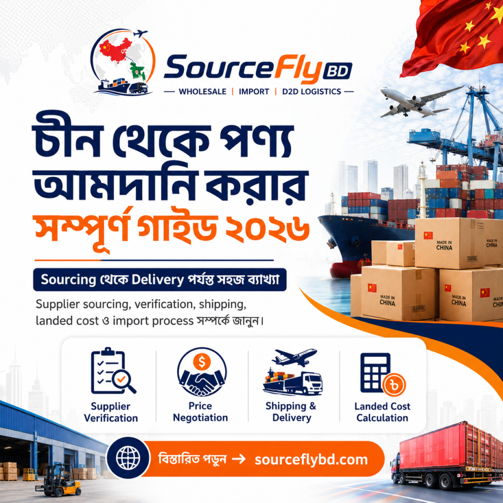 China থেকে পণ্য আমদানি করার সম্পূর্ণ গাইড ২০২৬